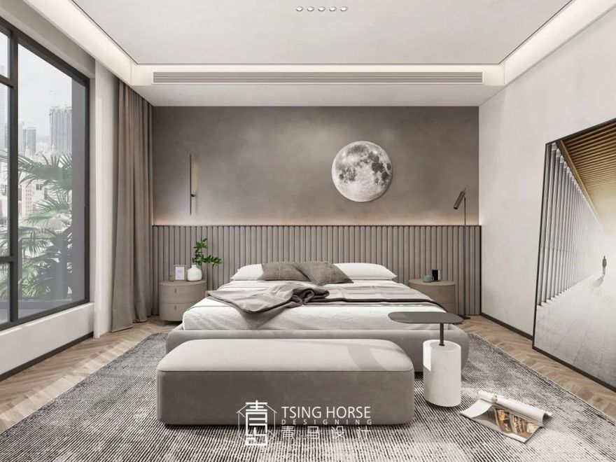 曲江风景线复式设计丨青马别墅空间设计-49