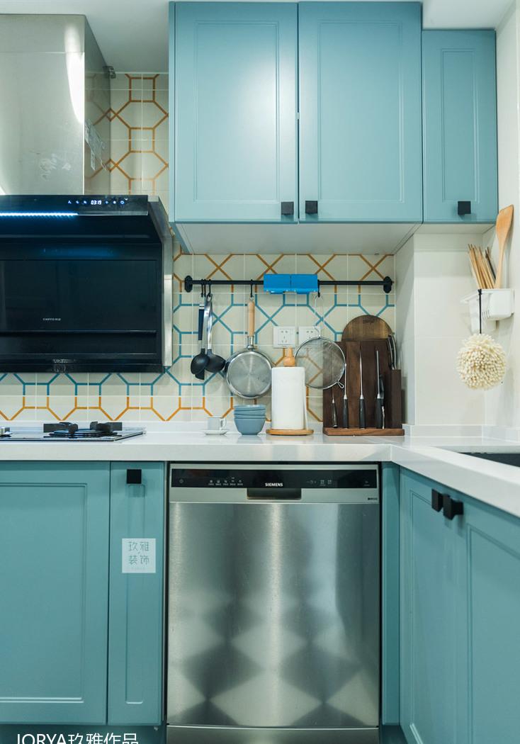 JORYA 玖雅丨 14㎡平层开放式厨房卡座餐厅设计-25