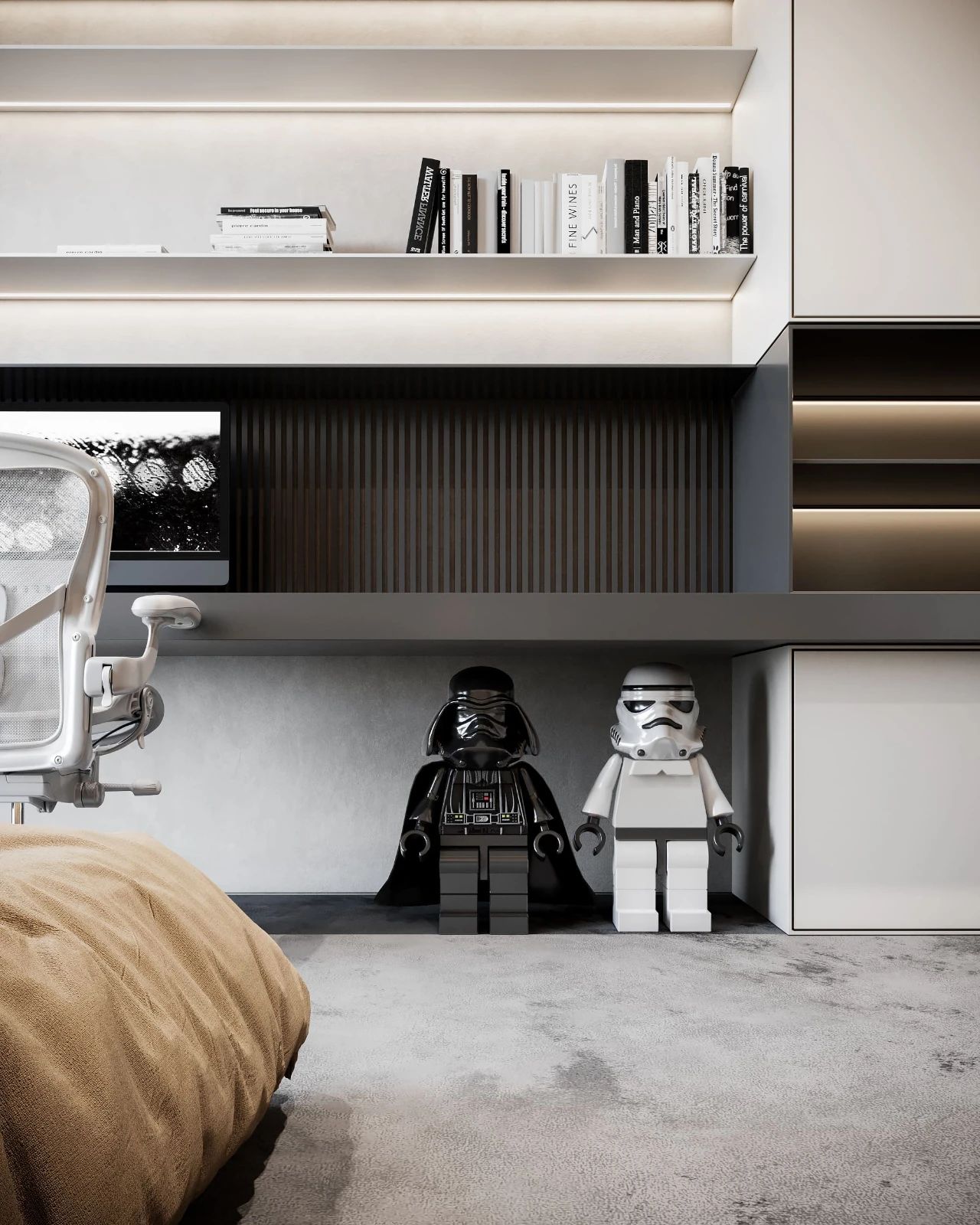 504㎡三层极简别墅设计丨LeQB Architects-93