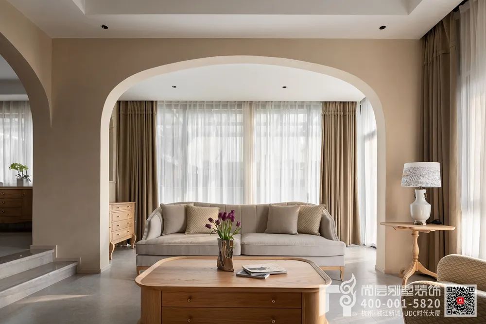 400㎡现代原木别墅-19