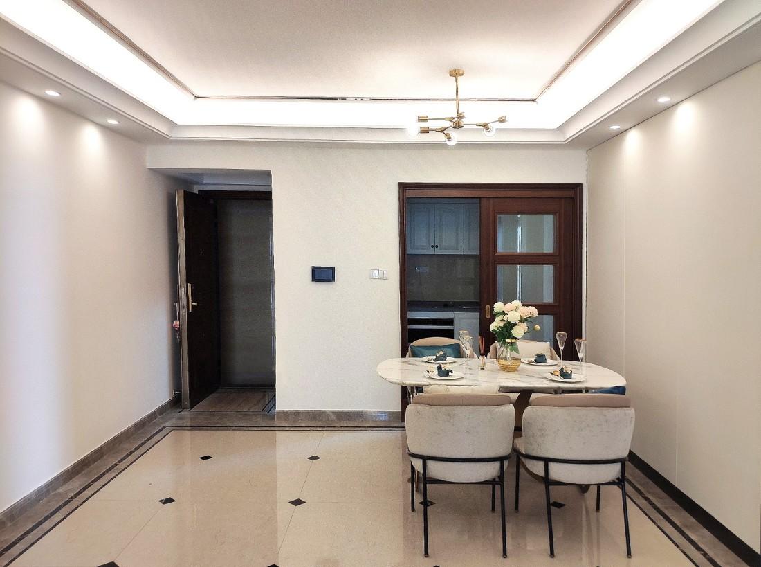 轻奢现代家居，金属橙蓝的艺术空间-6