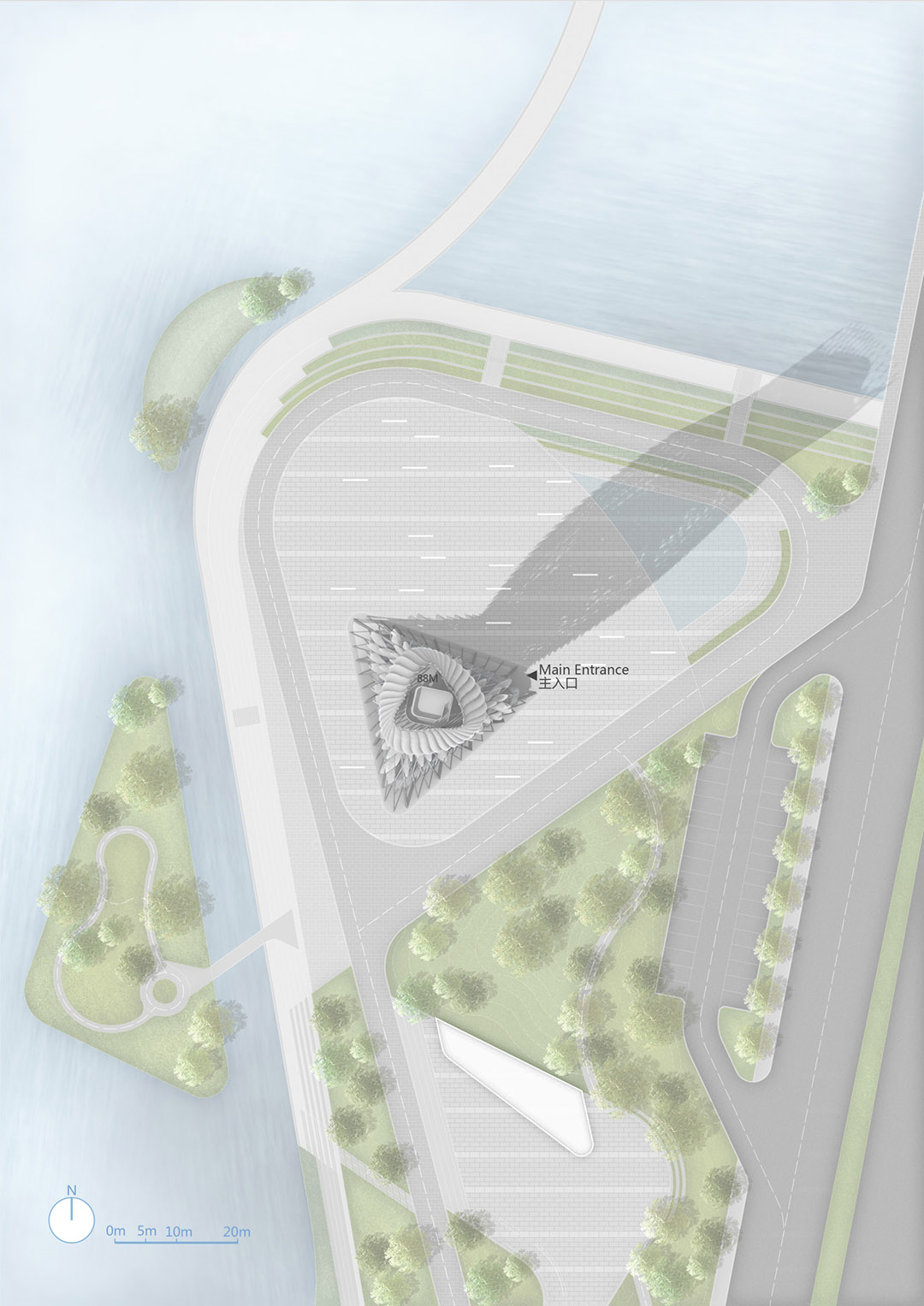 珠海斗门景观塔——跃鱼之姿,仿生设计-27