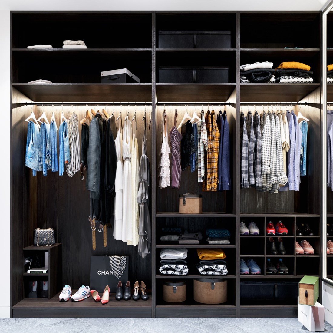 乌克兰 116㎡惊艳红色时尚美宅-17