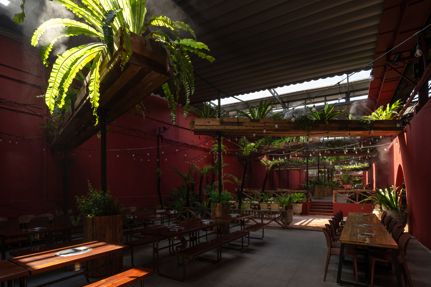 越南热带森林餐厅丨越南胡志明市丨Human+ Architects-19