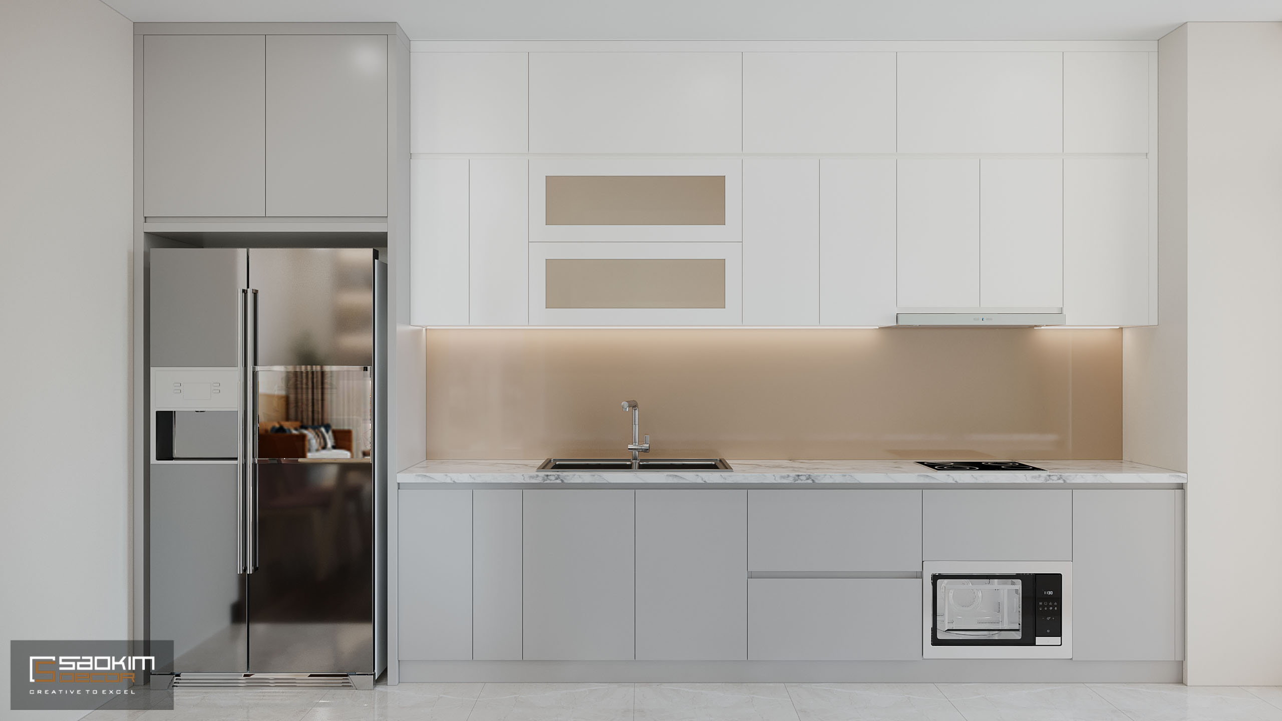 Time City 78m2 旧公寓改造丨越南河内丨Sao Kim Co.,Ltd.-10