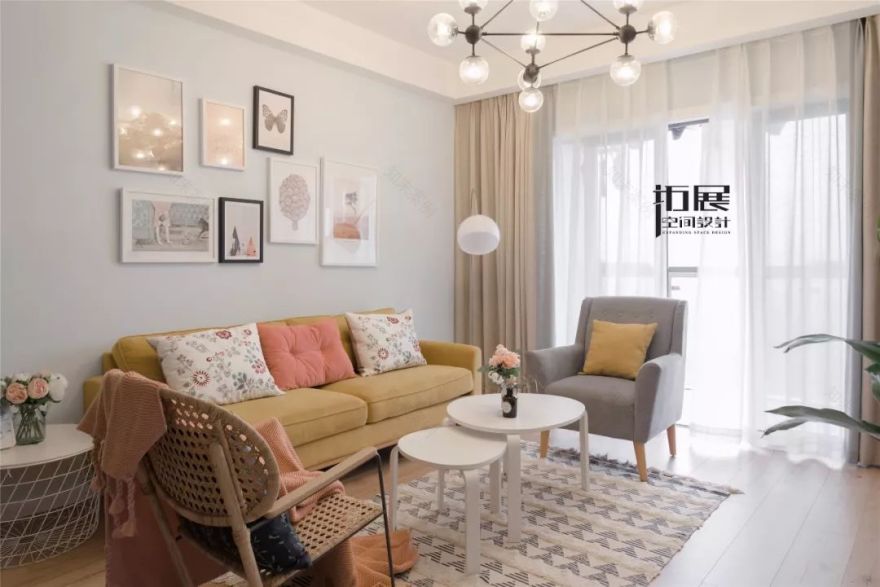 翔龙江畔 — 65㎡北欧,蓝色梦幻的少女心-29