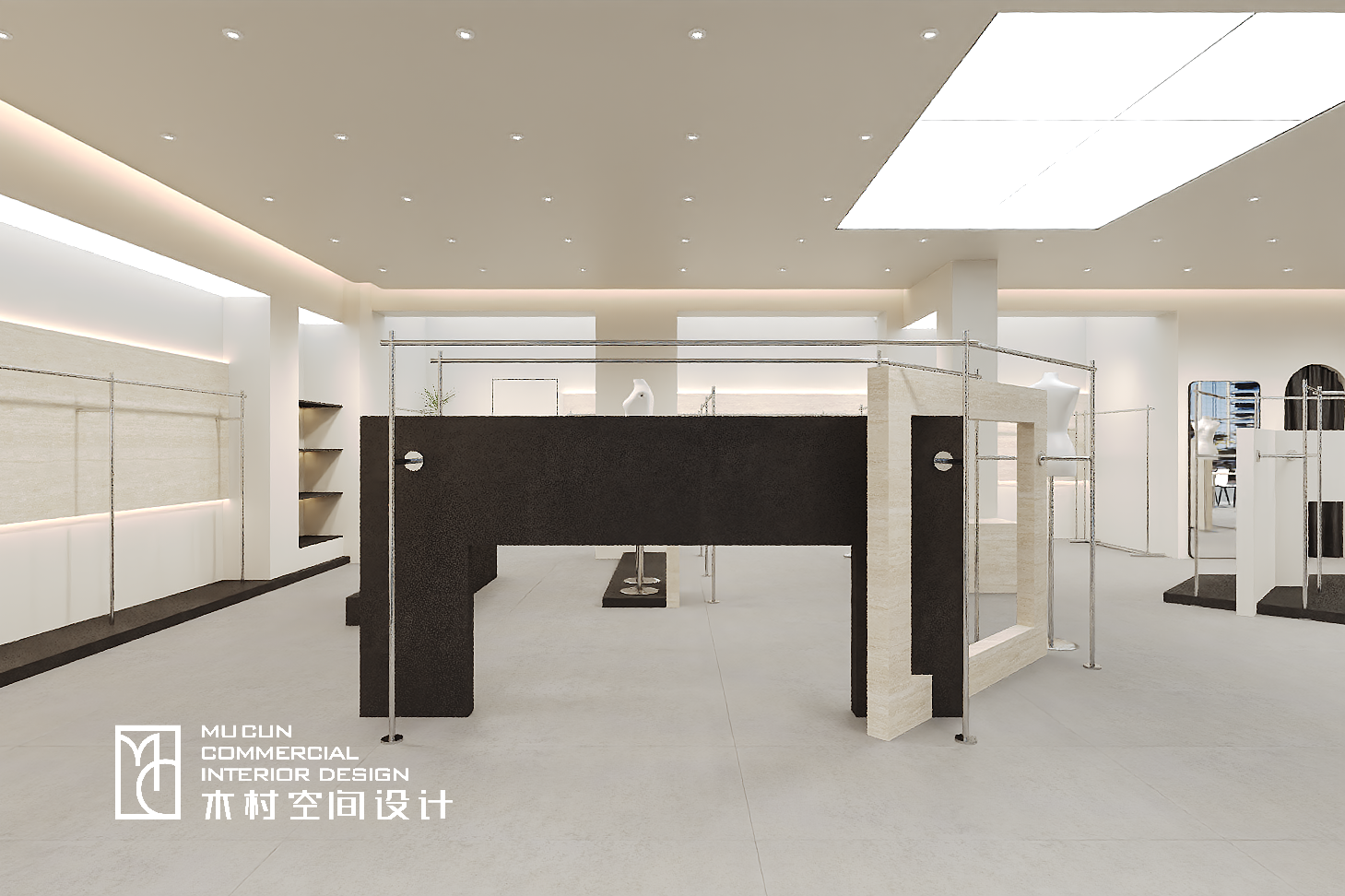 现代简约服装店设计丨中国上海丨木村空间美学-14