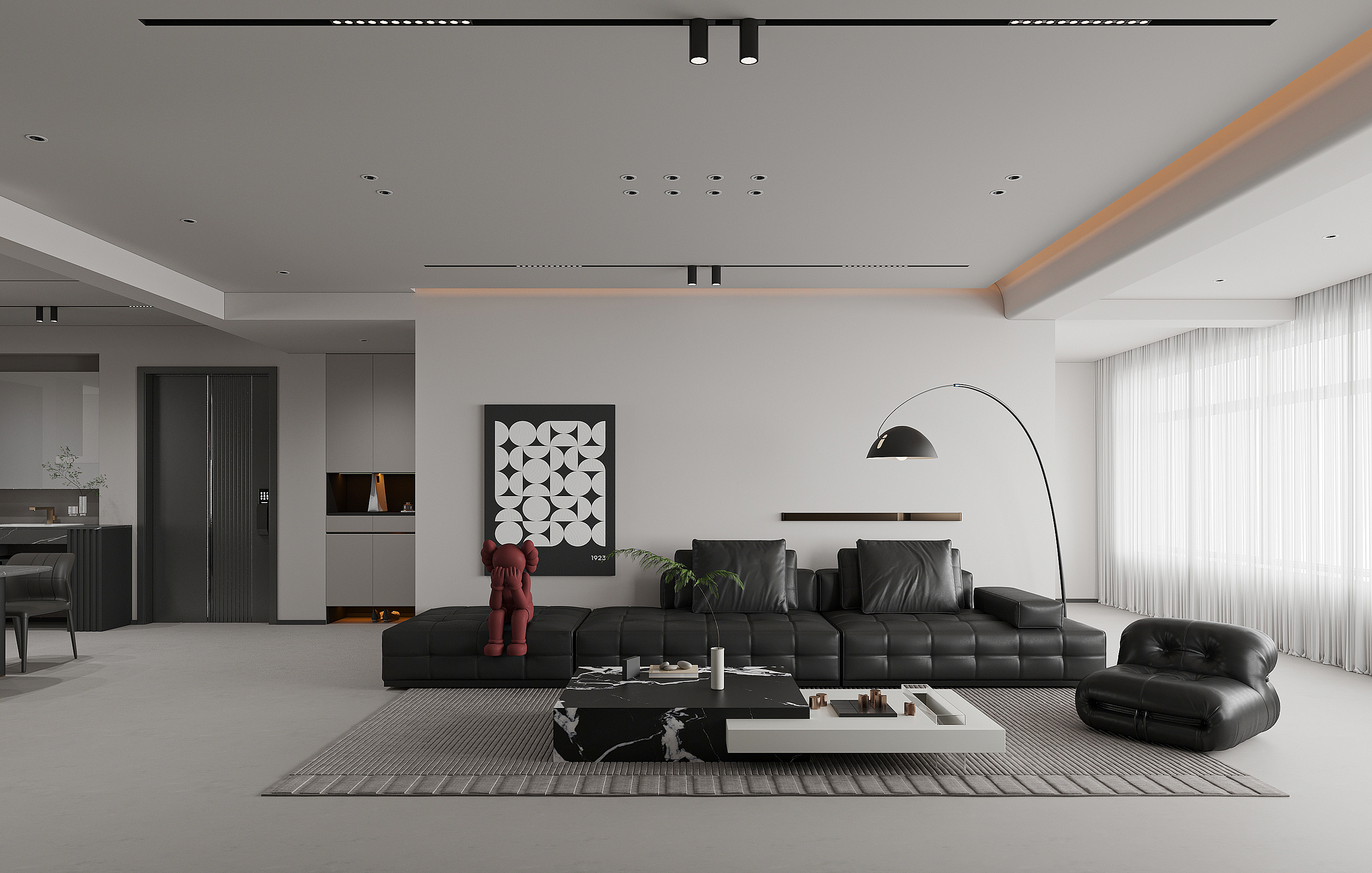 玖玺台 133 平室内设计-2