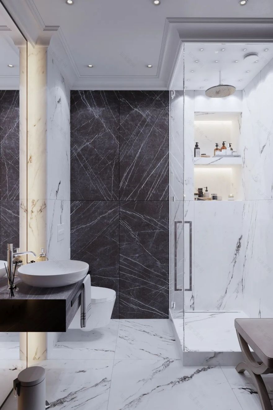 俄罗斯莫斯科 192·4㎡私人豪宅设计丨Julia Design-52