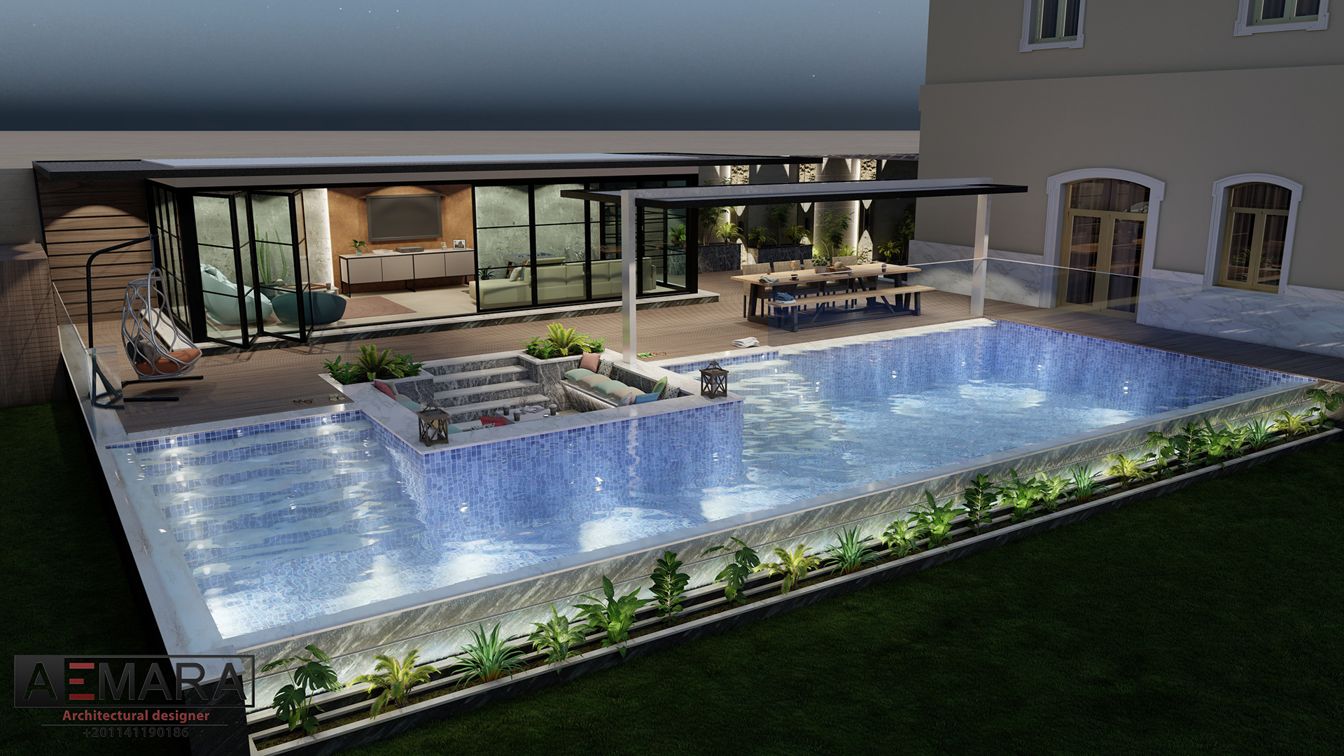 私人花园设计丨阿联酋丨AbdAllah Emara & Mohamed Emad-6