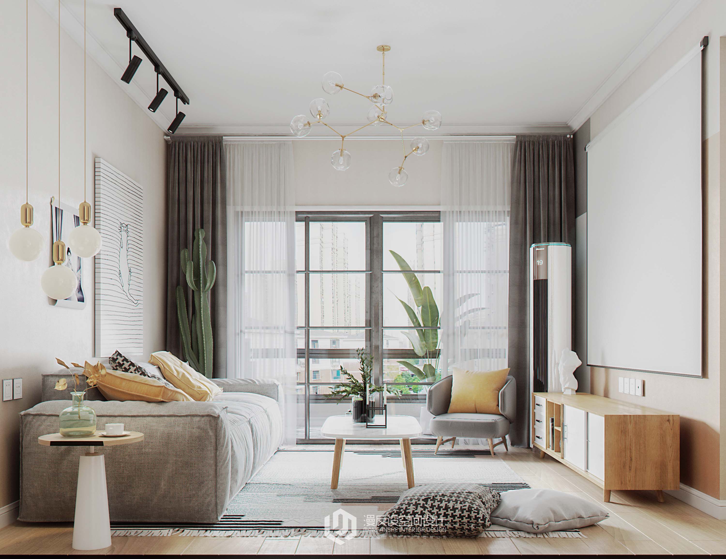 武汉漫反设空间设计 小清新北欧日常摸鱼图-4