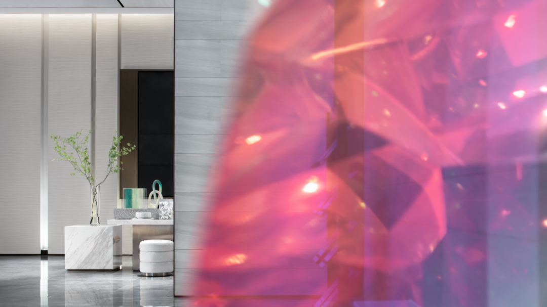 炫彩玻璃+米灰色调，流动的空间灵魂 | 元禾大千-45