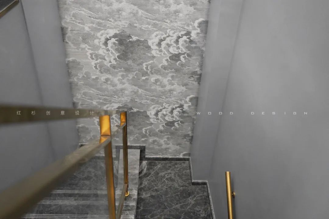 红杉创意设计 | 西安 360㎡现代家居，巧妙融合多种文化元素-66