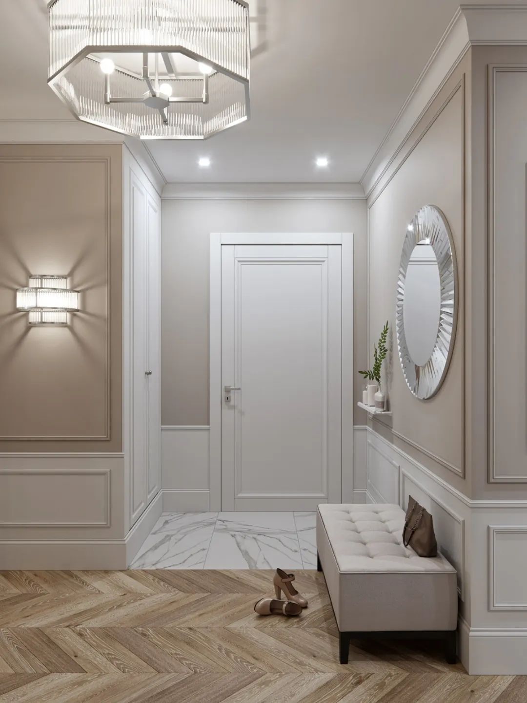 莫斯科现代轻奢高级质感的居住空间-8