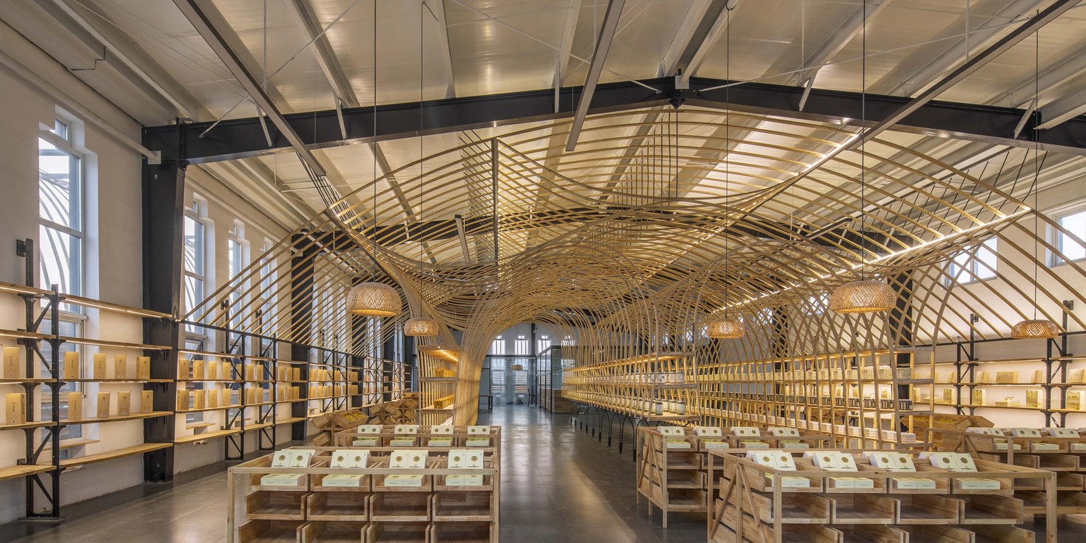 云台山冰菊展示架丨中国焦作丨LUO studio-28