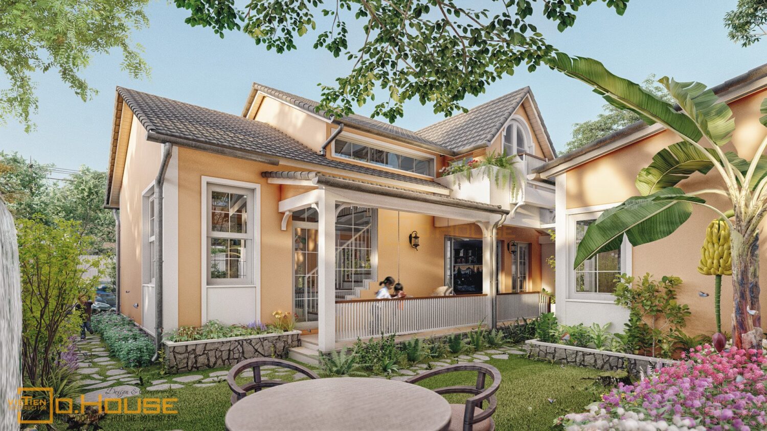 免费SketchUp房屋外部模型丨Vietien Do-9