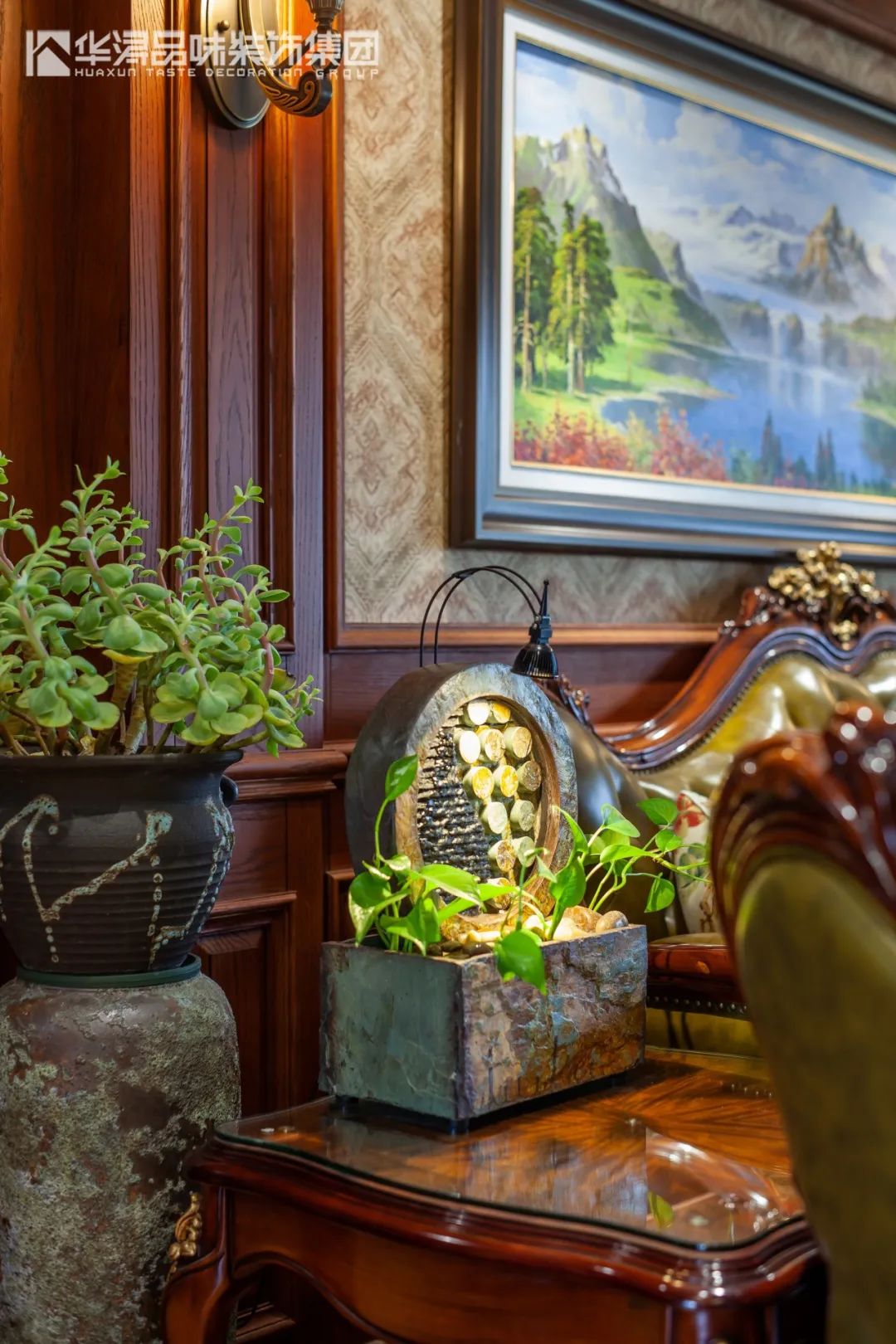 128m²美式古典家居,华美富丽的浪漫气息-34