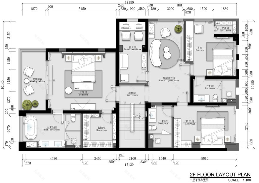 西安魔方空间 · 法式轻奢住宅设计丨中国西安丨魔方空间设计-68