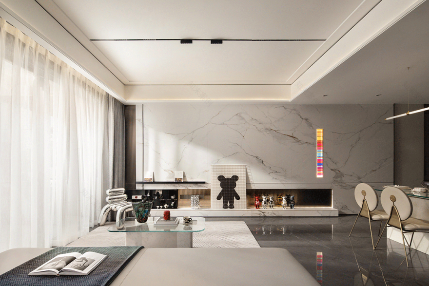 广州卓越晴翠府样板间丨中国广州丨柘壹设计-10