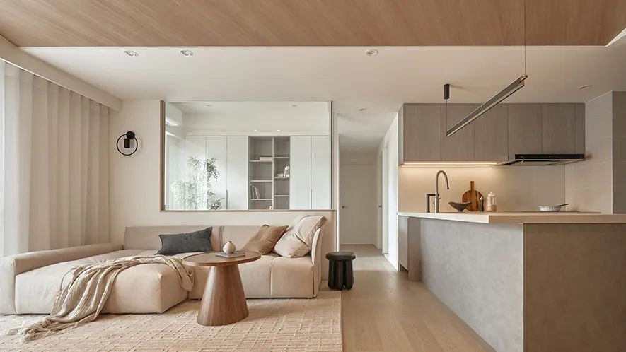 八宝空间美学之斜韵流转 暖木清居丨八宝设计团队-2