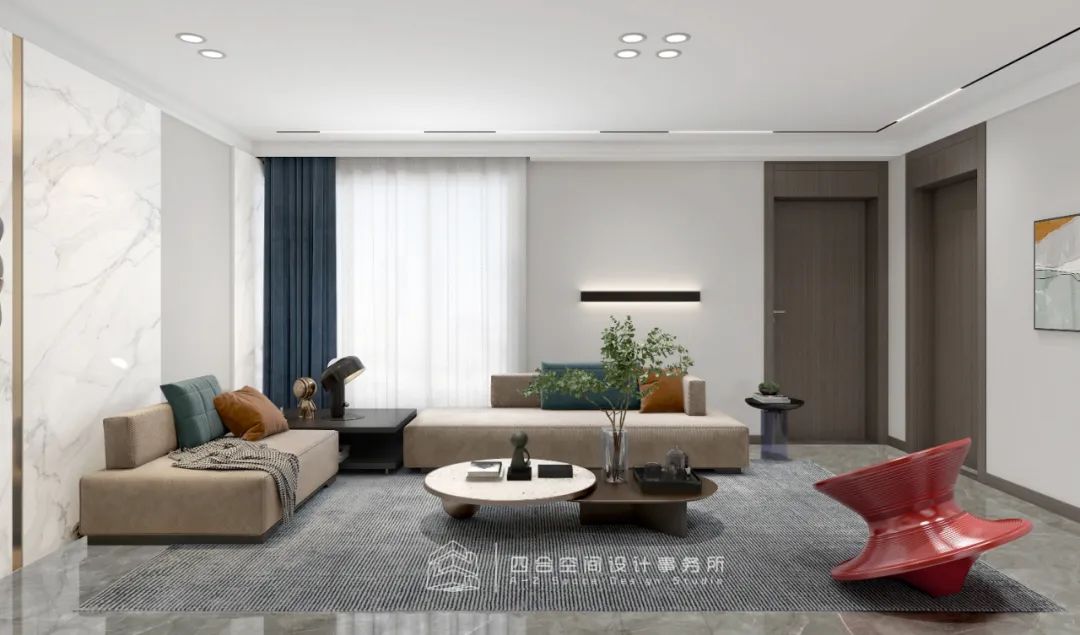 四合新作 | 太原 138㎡现代简约家居,感受生活温度-15