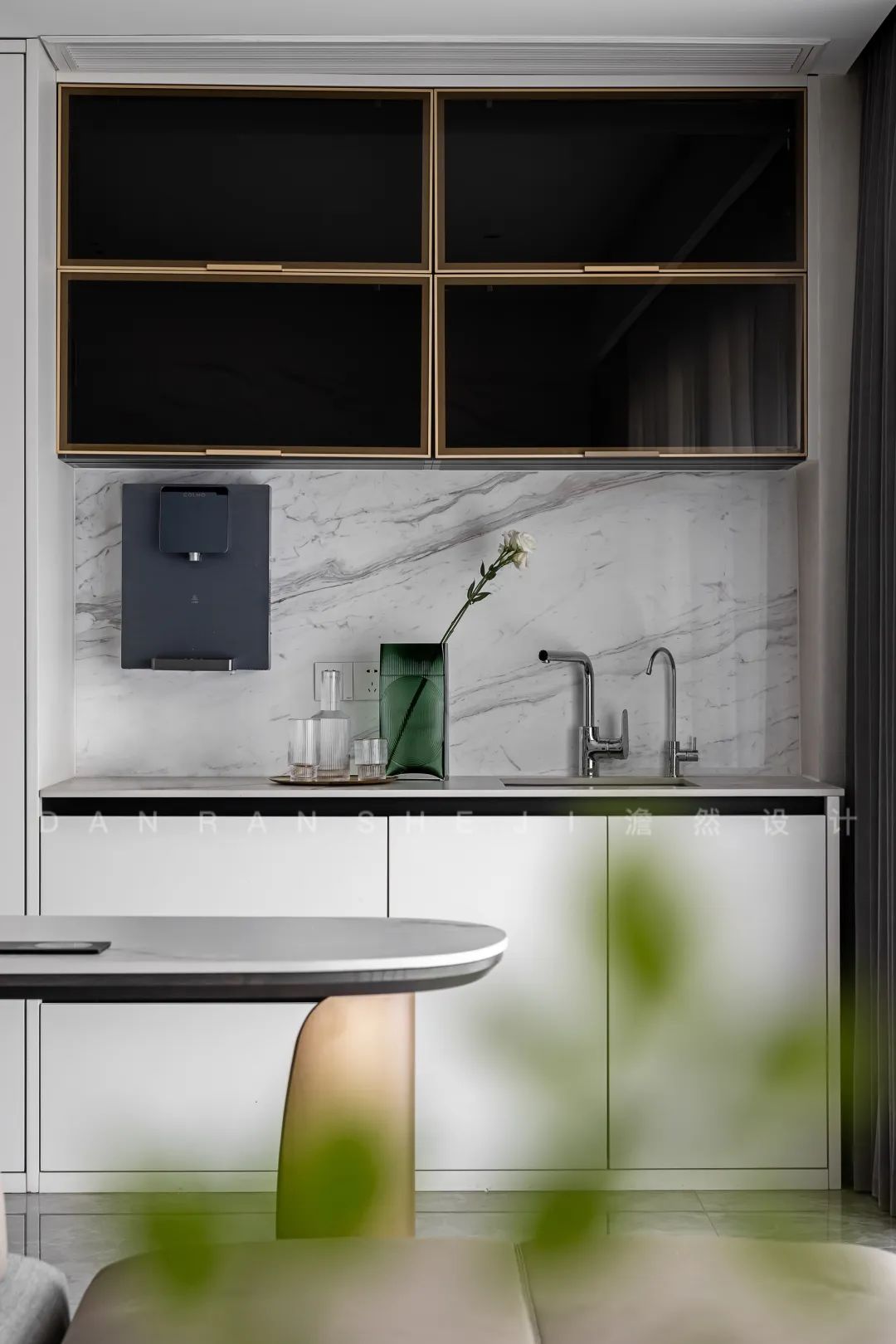 重庆舜山府现代雅奢住宅丨中国重庆丨澹然设计,橙色软装-42