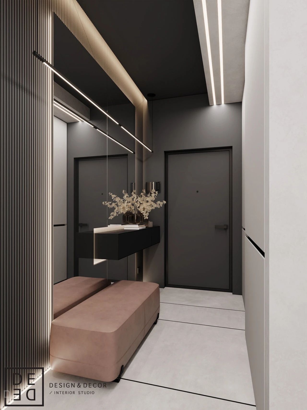 现代简约玄关设计-77