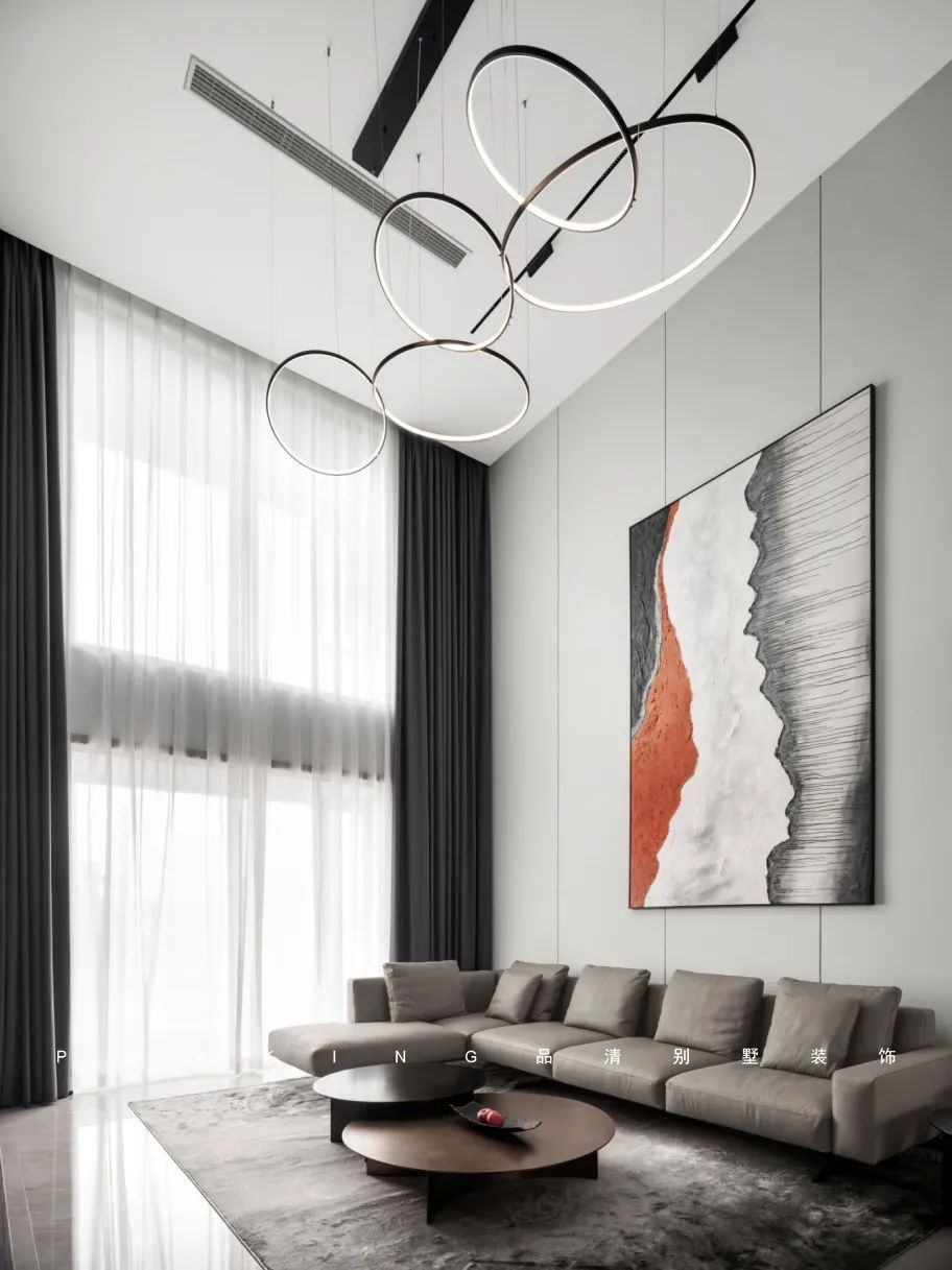 别墅装修 · 385㎡现代简约风格实景案例-1