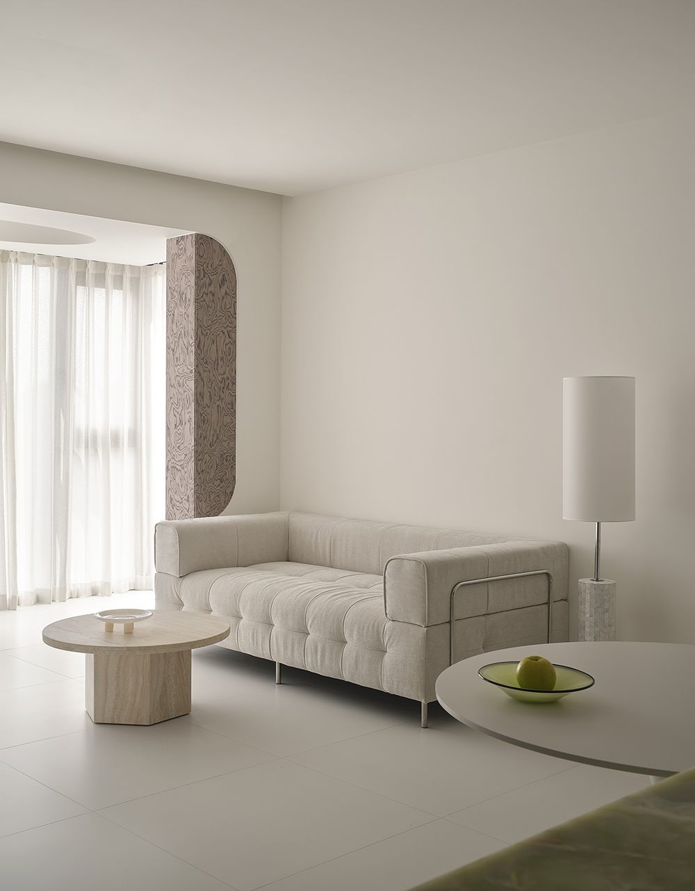 极简纯净的家  邸岸空间设计项目丨中国南京丨邸岸空间建筑设计-12