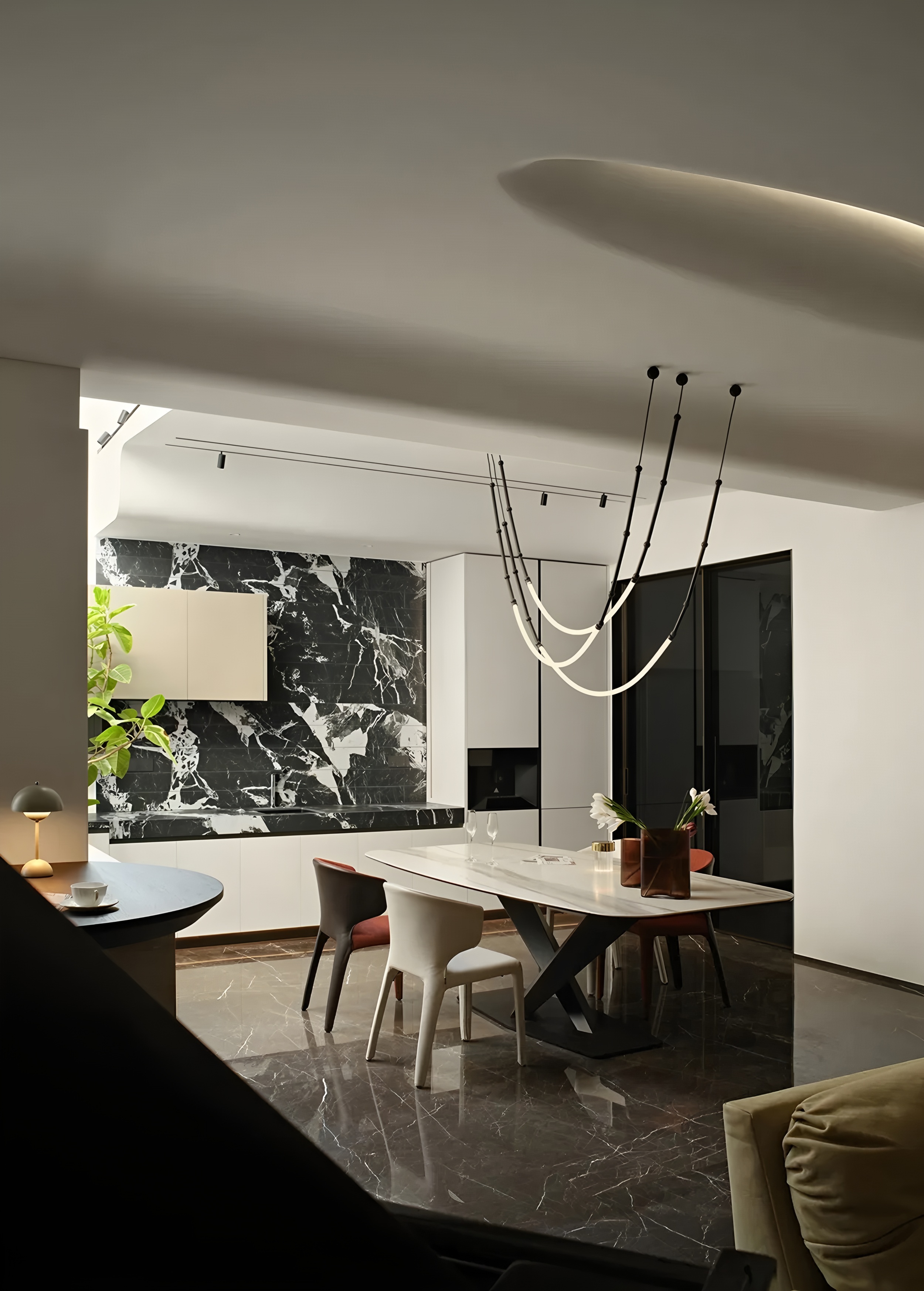 南京536㎡简约别墅丨中国南京丨观享际SKH室内设计-15