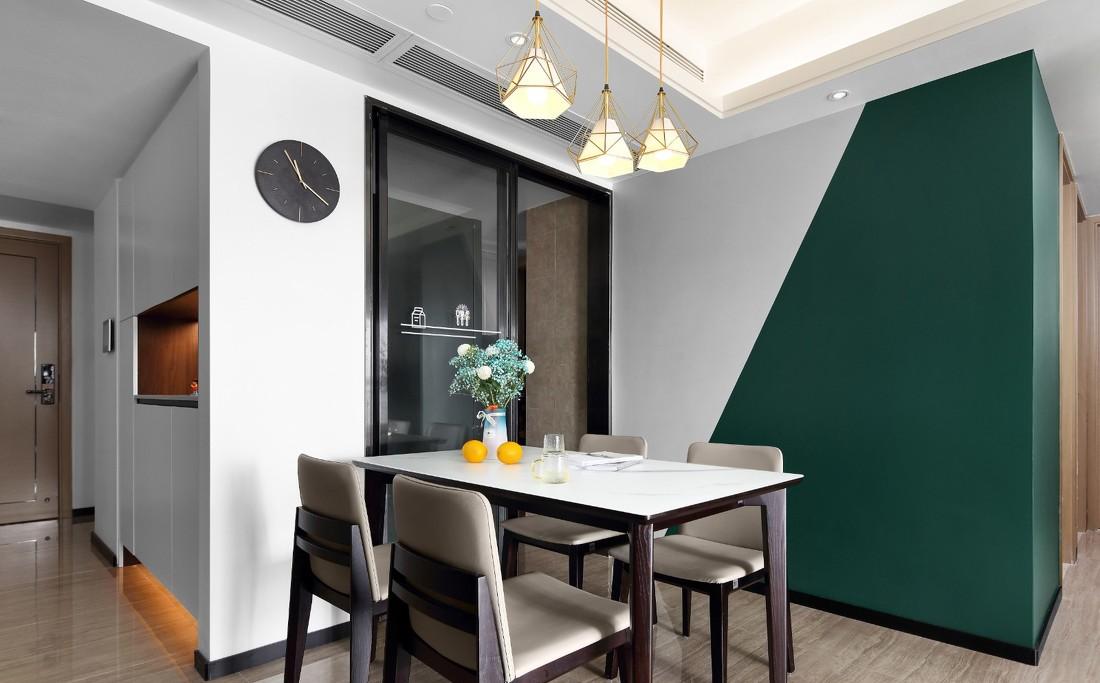 301设计研究所丨平层丨复古色彩与现代元素的完美融合-13