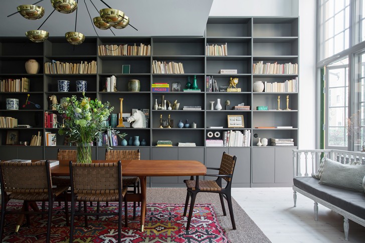 斯德哥尔摩惊艳弧形窗公寓-1