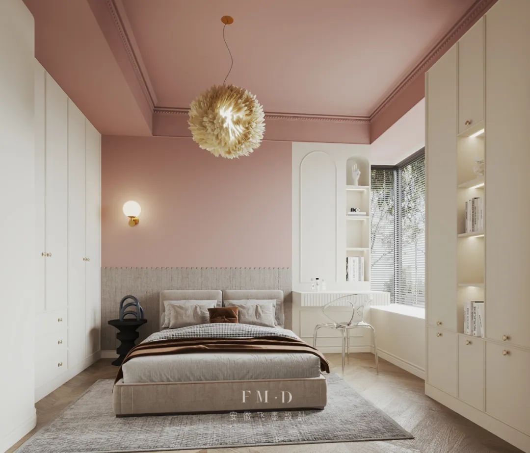 奶油系大平层,温馨家居设计典范丨中国合肥丨飞墨设计组-40