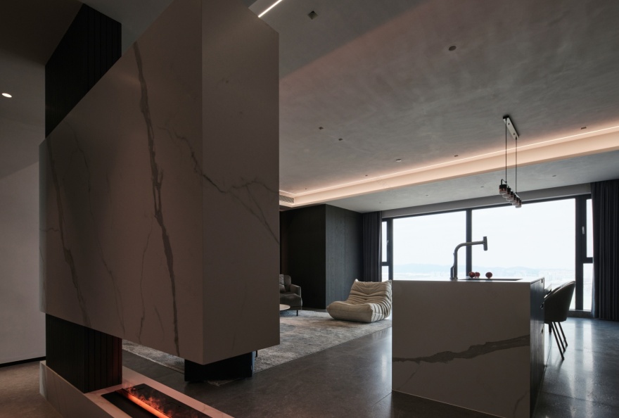 高级灰湖景房丨中国苏州丨晓安设计-11