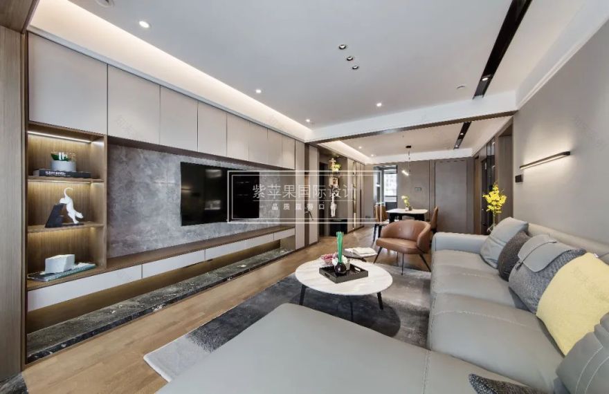 都铎城邦 93㎡现代风家居,小户型空间利用诠释生活小确幸-12