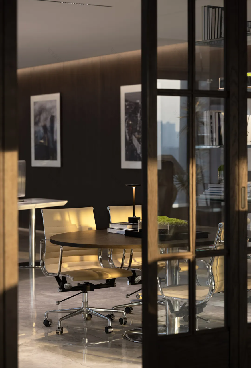 南昌联发中心办公样板房丨中国南昌丨创时空设计-29