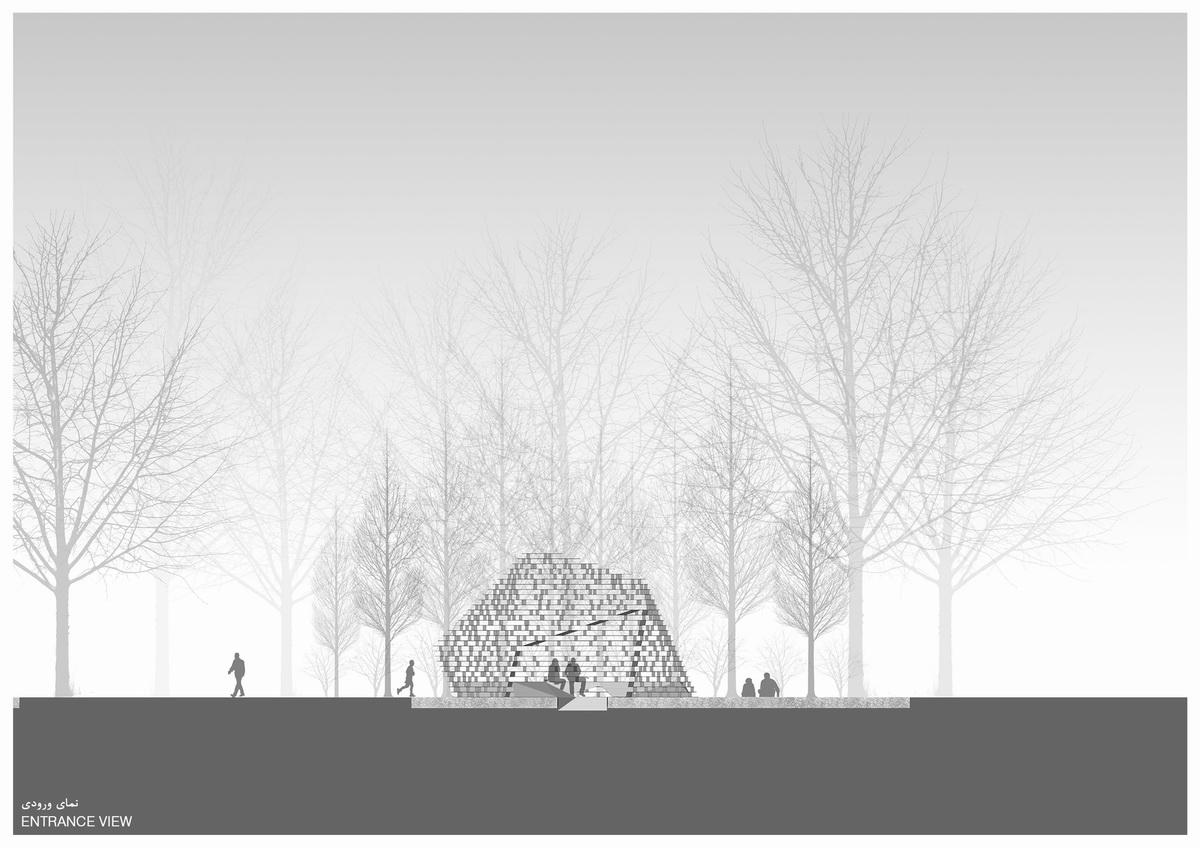 融入古老元素,片状“鱼鳞”架起的无柱天篷丨伊朗丨Olgooco-32