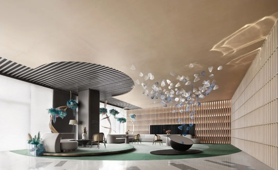 天津万科滨江都会售楼处丨中国天津丨赛拉维设计CLV.DESIGN-29