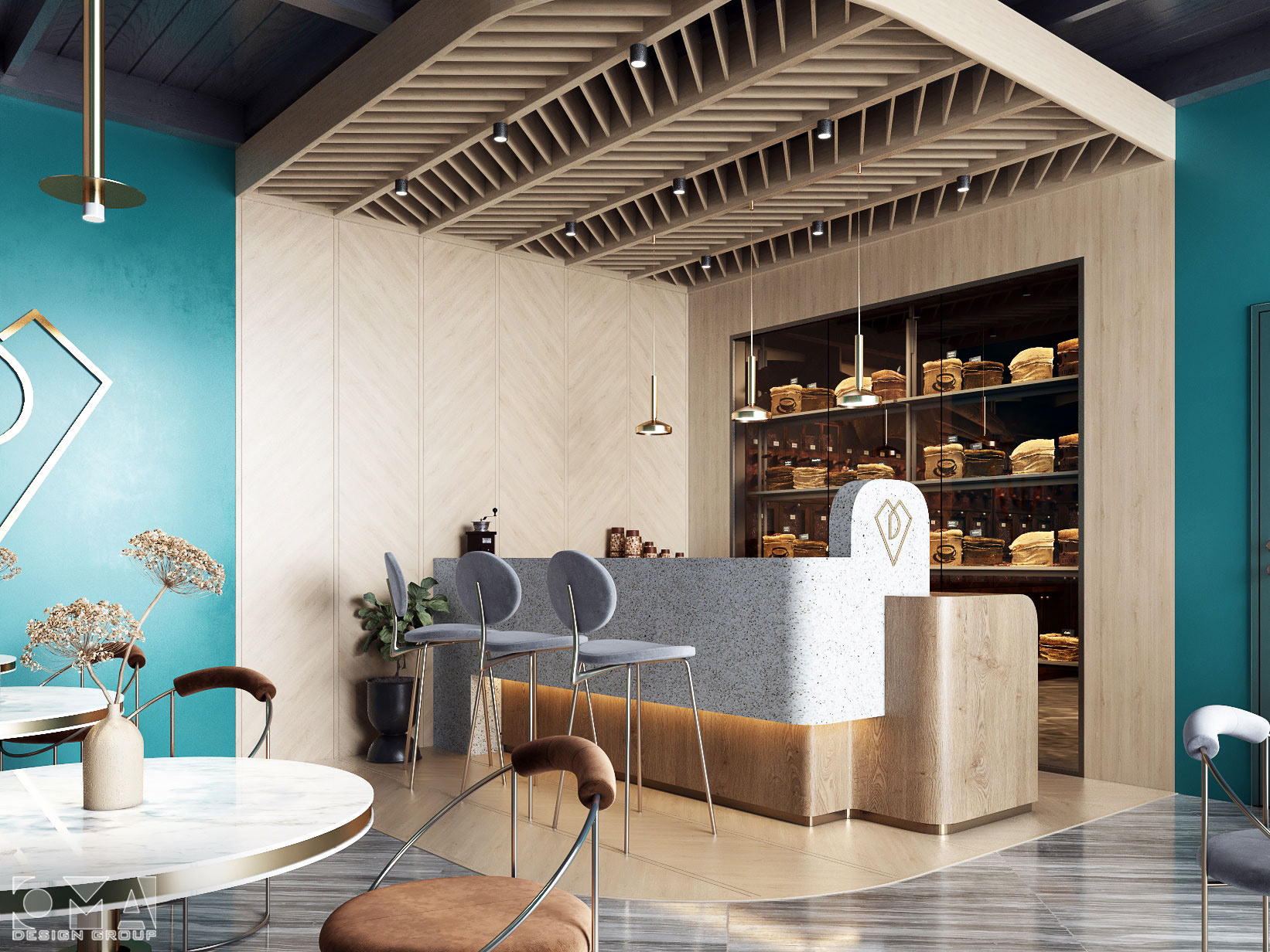 Diamond Coffee Shop 室内外设计丨沙特阿拉伯丨OUR PARTNERS-8