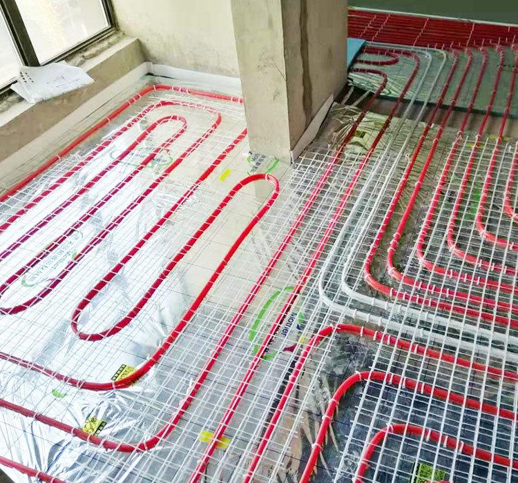 
上海闵行虹梅路别墅地暖安装示意图_威能炉 -5