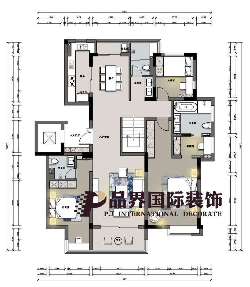 品界装饰君悦湖墅居定制，大师级设计展现生活美学-46