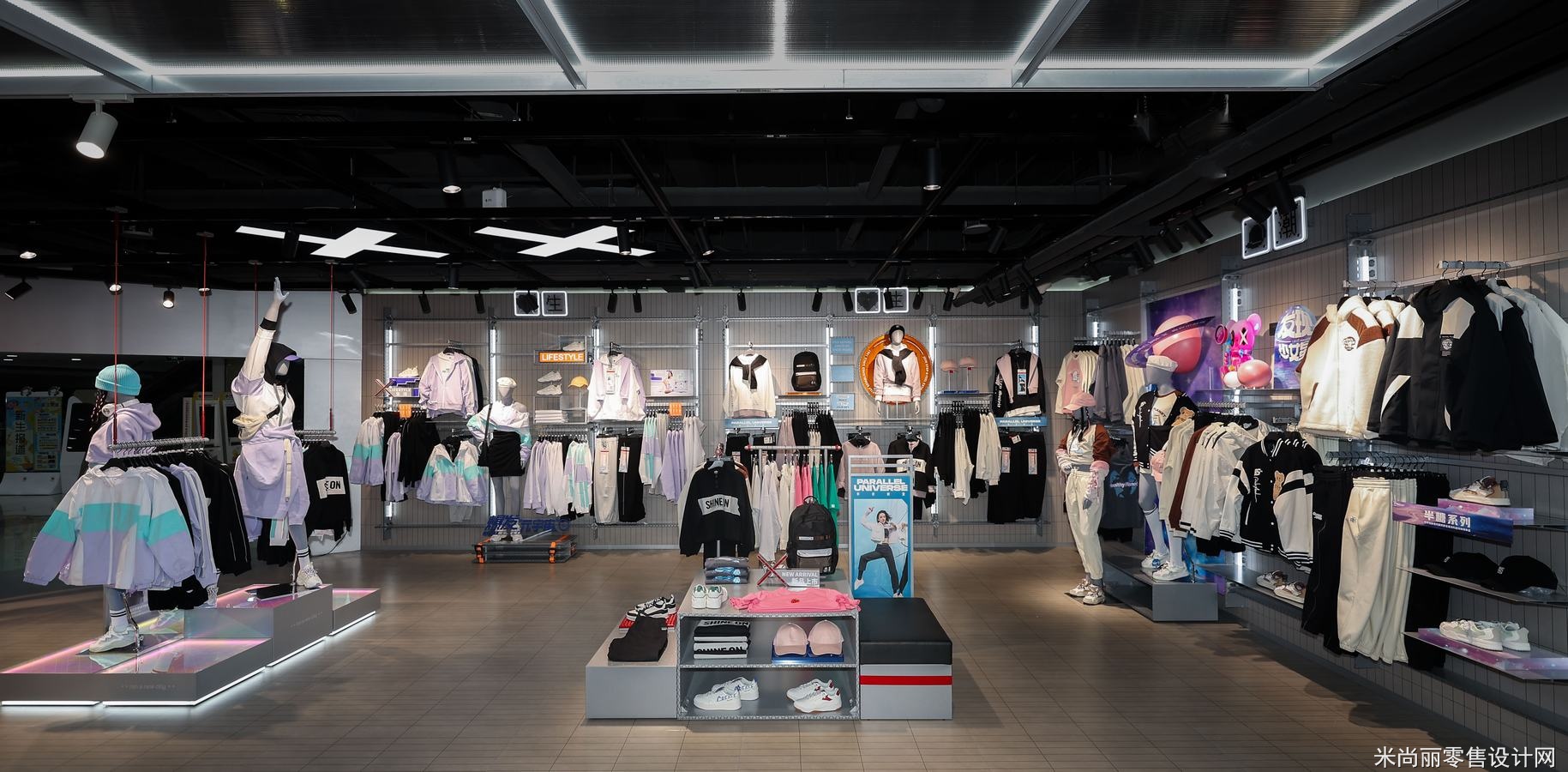 特步“领跑”形象概念店：品牌跑步文化与零售店铺的融合设计领跑者 - 米尚丽零售设计网 MISUNLY- 美好品牌店铺空间发现者-7