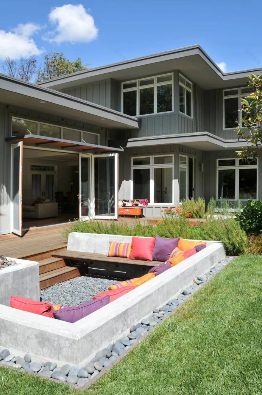 下沉式庭院 · 打破空间界限,创造自然舒适之家丨天古装饰 TG 码 3 中心-22