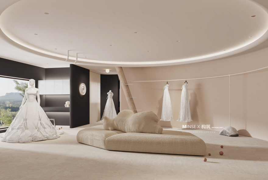 白月光 X 廿柒婚纱体验店丨中国上海丨民舍制作空间设计 X 构筑空间设计-24