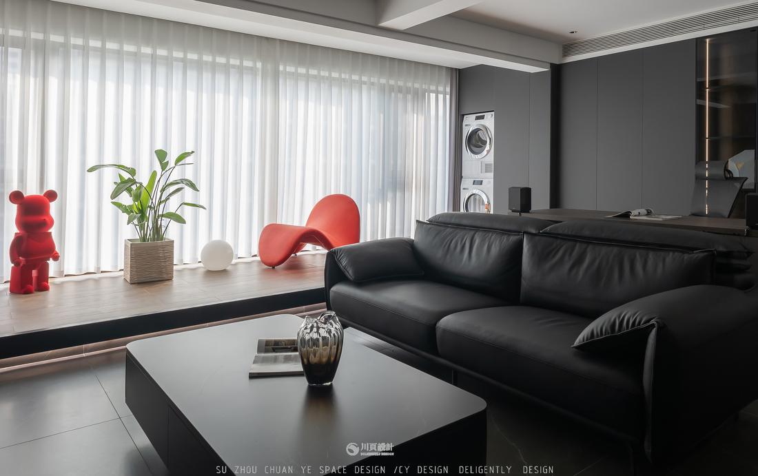 暗黑系精装房 · 现代简约的优雅与神秘-23