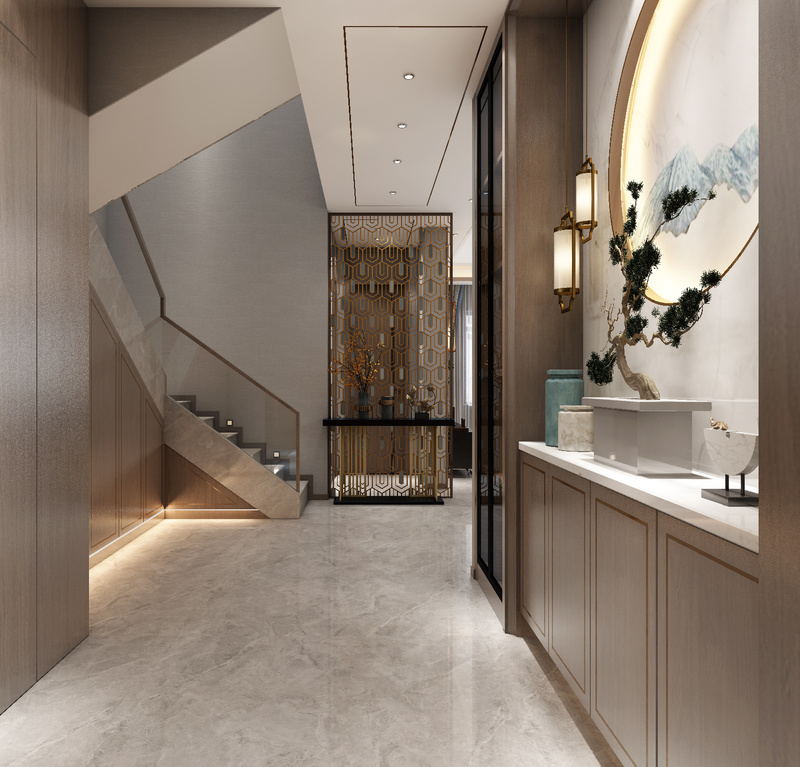 普罗理想国叠墅 | 现代融合中式，轻奢新中式空间-7