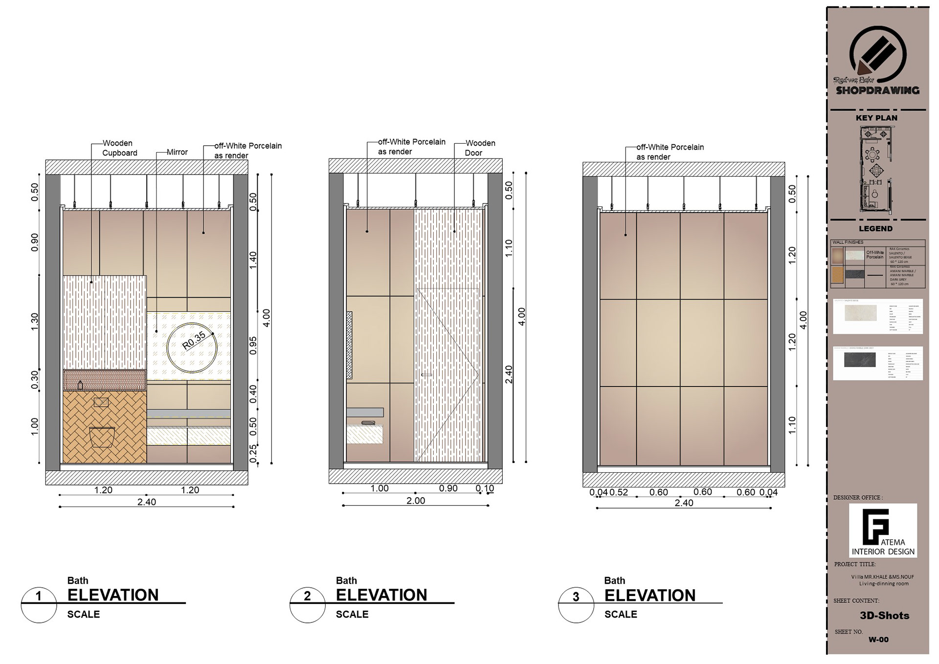 Shop Drawing For Living and Dining-14