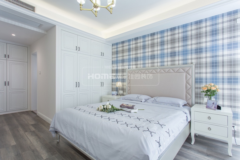 136㎡美式风格住宅  欢乐佳园装饰-28