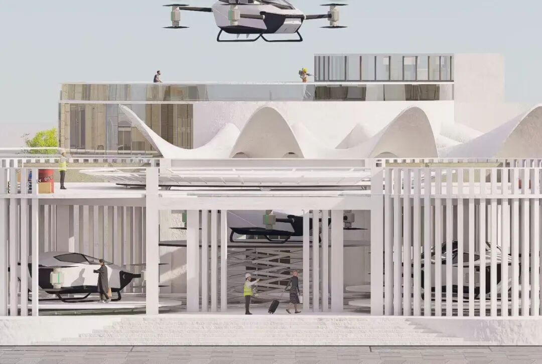 清华美院毕设刷屏！聚焦低空经济，打造eVTOL交通文旅综合体，还拿了全国十佳模型-31