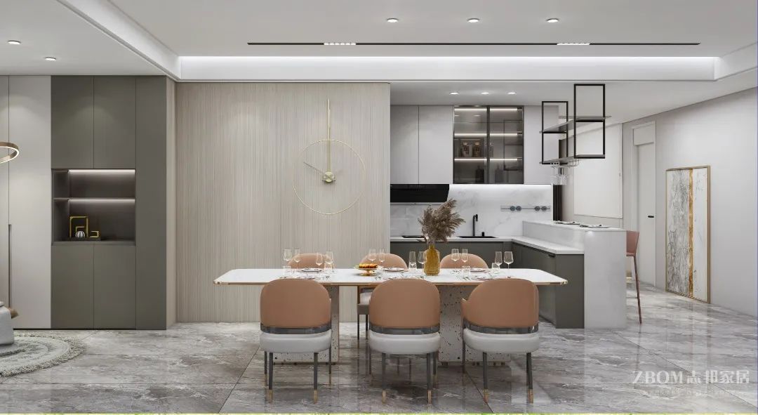 现代风大平层-45